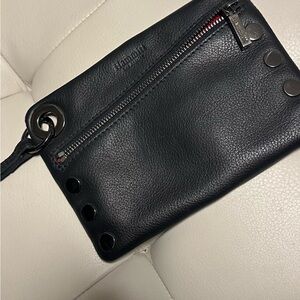 Hammitt Black Leather Clutch